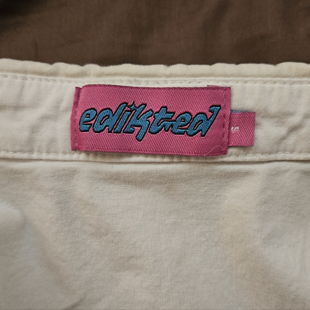 Edikted Cropped Button Up/Button Down - Picture 2 of 3